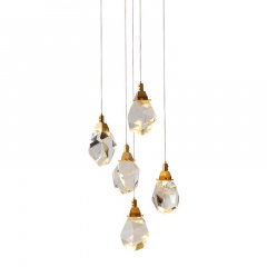 Подвесной светильник Delight Collection 9701P/5R brass