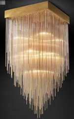 ЛЮСТРА ПОТОЛОЧНАЯ ИЗ СТЕКЛА GARDA DECOR 91GH-10220