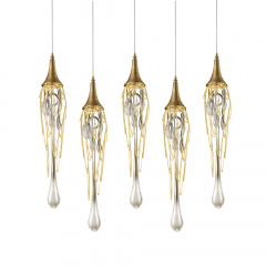 Подвесной светильник Delight Collection Goddess Tears 5 gold