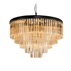 Люстра Delight Collection Odeon 10A black/amber