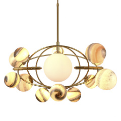 Люстра Delight Collection Planet 13B brass