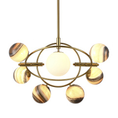 Люстра Delight Collection Planet 7B brass