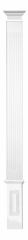 Комплект DK-82230-SET2: пилястра DK-82230, капитель DK-82231A, основание DK-82232