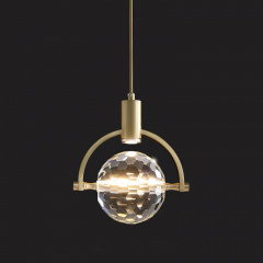 Светильник подвесной Delight Collection 2121 2121P/A brass/clear