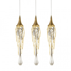 Подвесной светильник Delight Collection Goddess Tears 3 gold