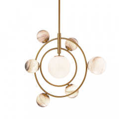 Люстра Delight Collection Planet 7 brass