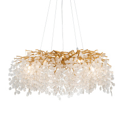 Люстра Delight Collection FTB006R-100 brass/clear