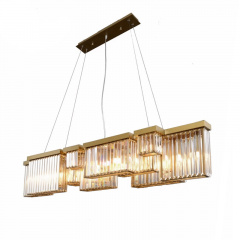 Люстра Delight Collection Broadway brushed ti-gold