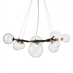Люстра Delight Collection Wendt 9 grey/clear