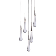 Подвесной светильник Delight Collection Pour 5A satin nickel