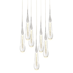 Подвесной светильник Delight Collection Pour 7 silver