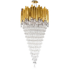Люстра каскадная Delight Collection Trump KM0988P-26 gold
