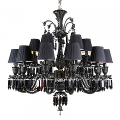 Люстра Delight Collection Baccarat 12+6 black