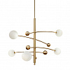 Картинка - Люстра Delight Collection Globe Mobile 5 brass