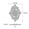 Картинка - Розетка потолочная DECOMASTER DR-18 (нар. 770*570, d вн.25, h=35мм)