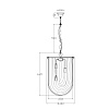 Картинка - СВЕТИЛЬНИК GARDA DECOR ПОТОЛОЧНЫЙ ИЗЯЩНЫЙ 20MD3231-3NI