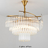 Картинка - Подвесная люстра Delight Collection 66018 66018 brushed brass