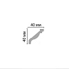 Картинка - Плинтус потолочный гладкий DECOMASTER 96015 (40*40*2400мм)