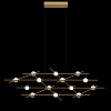 Картинка - Люстра Delight Collection Molecular 14 black/gold