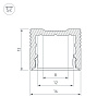 Картинка - Профиль SL-SLIM-H13M-2000 ANOD 023718