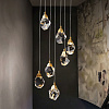 Картинка - Подвесной светильник Delight Collection Crystal rock 7 gold