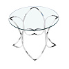 Картинка - Столик стеклянный круглый