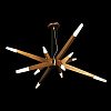 Картинка - Подвесная люстра Loft It Glowworm 10160 Dark wood