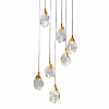 Картинка - Подвесной светильник Delight Collection Crystal rock 7 gold