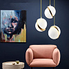 Картинка - Светильник подвесной Delight Collection Crescent 9182S/3S brass