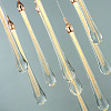 Картинка - Подвесной светильник Delight Collection Teardrop 10 gold