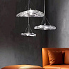 Картинка - Светильник подвесной Delight Collection Manta 2049P/D300 silver/clear