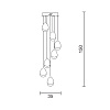 Картинка - Подвесной светильник Delight Collection MD13003023-7A chrome