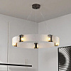 Картинка - Подвесная люстра Delight Collection Parallel Ring 8028P/D800 black/white