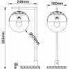 Картинка - Лампа настольная с матовым плафоном, никель 91GH-T01