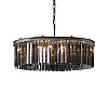 Картинка - Люстра Delight Collection Odeon 8R black/smoky
