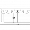 Картинка - Диван Sorrento 250 трехместный велюровый крем-брюле