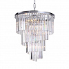 Картинка - Подвесная люстра Delight Collection Helix KR0262P-10 chrome/clear