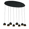 Картинка - Подвесной светильник Delight Collection MD21001034-8A black/gold