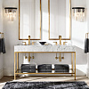 Картинка - Настенный светильник Delight Collection Odeon 2B black/clear