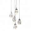 Картинка - Подвесной светильник Delight Collection Crystal rock 5 chrome