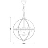 Картинка - Люстра Delight Collection Residential 4L brass