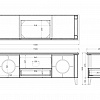 Картинка - Тумба под телевизор зеркальная