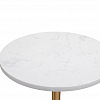 Картинка - ТОРШЕР GARDA DECOR С МРАМОРНЫМ СТОЛИКОМ И ЗОЛОТЫМ ПЛАФОНОМ K2CPF-07258
