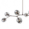 Картинка - Подвесная люстра Delight Collection Bubble 7058/8 black/smoky