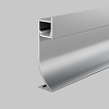 Картинка - Алюминиевый профиль плинтус с подсветкой 53x14 ALM-5314-S-2M