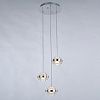 Картинка - Подвесной светильник Delight Collection MD22030002-3A chrome/clear