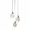 Картинка - Подвесной светильник Delight Collection Crystal rock 3 chrome