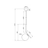 Картинка - СВЕТИЛЬНИК GARDA DECOR "ШАР" K2GP-825BR-S