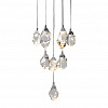 Картинка - Подвесной светильник Delight Collection Crystal rock 11 chrome