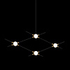 Картинка - Люстра Delight Collection Molecular 4 black/gold
